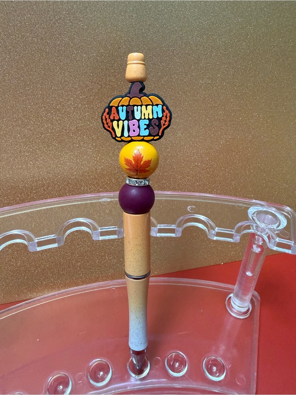 New Beaded Autumn Vibes Decorative Pen